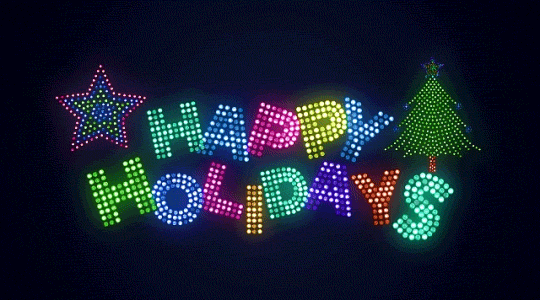 Blinking Happy Holidays